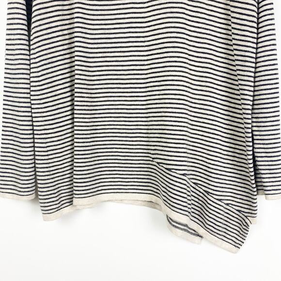 Pure J Jill Cotton Cashmere Striped Sweater Womens Size Small - Picture 9 of 11